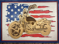 Patriotic Motorcycle Flag